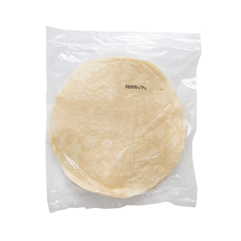 Mayan White Flour Tortillas 12" 3.533 Ounce Size - 6 Per Case.