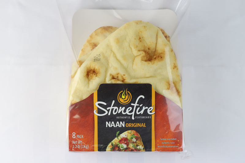 Stonefire Teardrop Original Naan Crust 8 Count Packs - 6 Per Case.