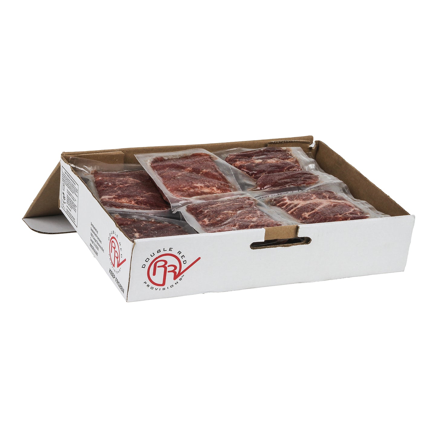 Beef Seasoned Flat Iron 10 Ounce Size - 16 Per Case.