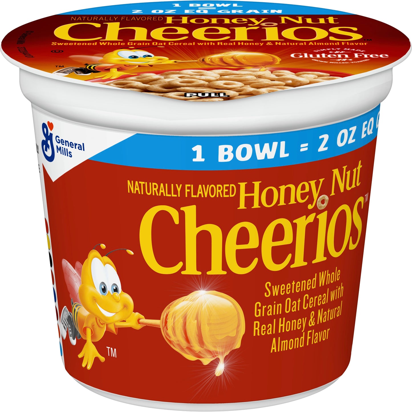 Honey Nut Cheerios™ Cereal Single Serve K Eq Grain 2 Ounce Size - 60 Per Case.