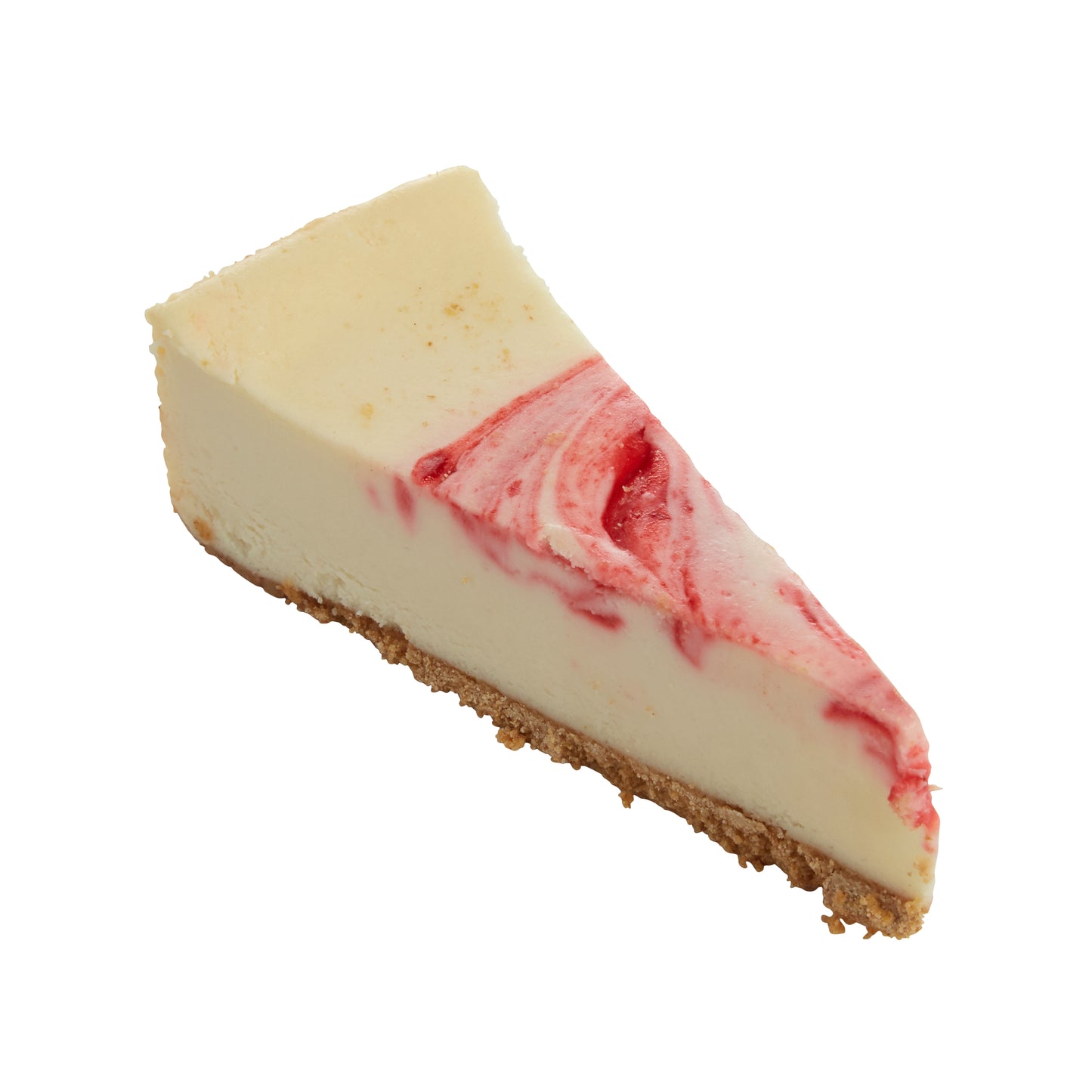 Jon Donaire Cheesecake Strawberry Swirl Portion 0.219 Pound Each - 48 Per Case.