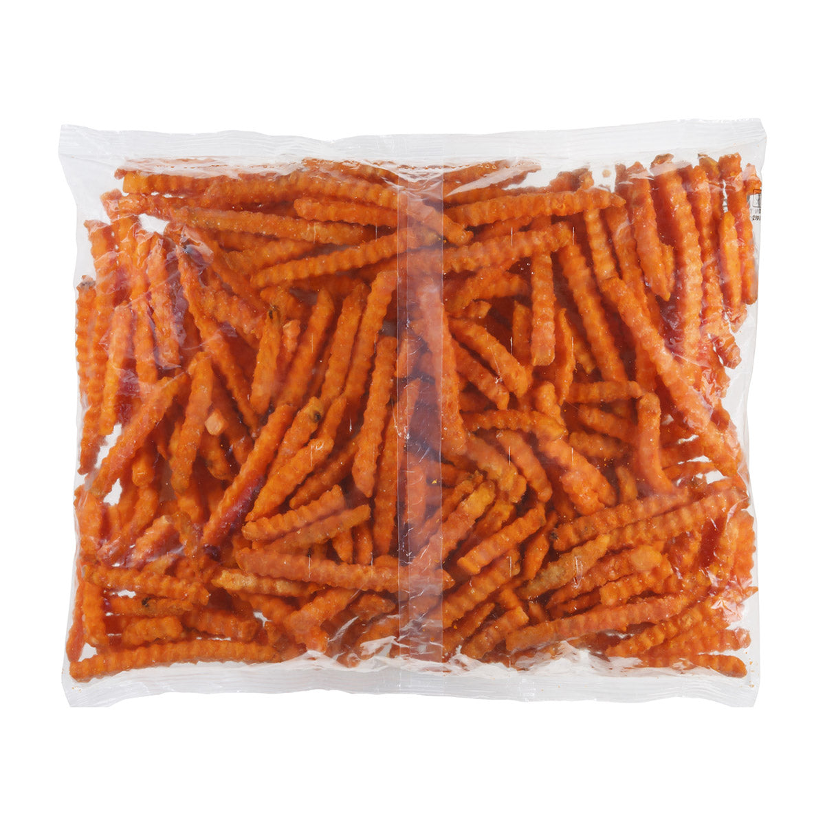 Simplot Sweets 8" Sweet Potato Crinkle Cutfries 2.5 Pound Each - 6 Per Case.