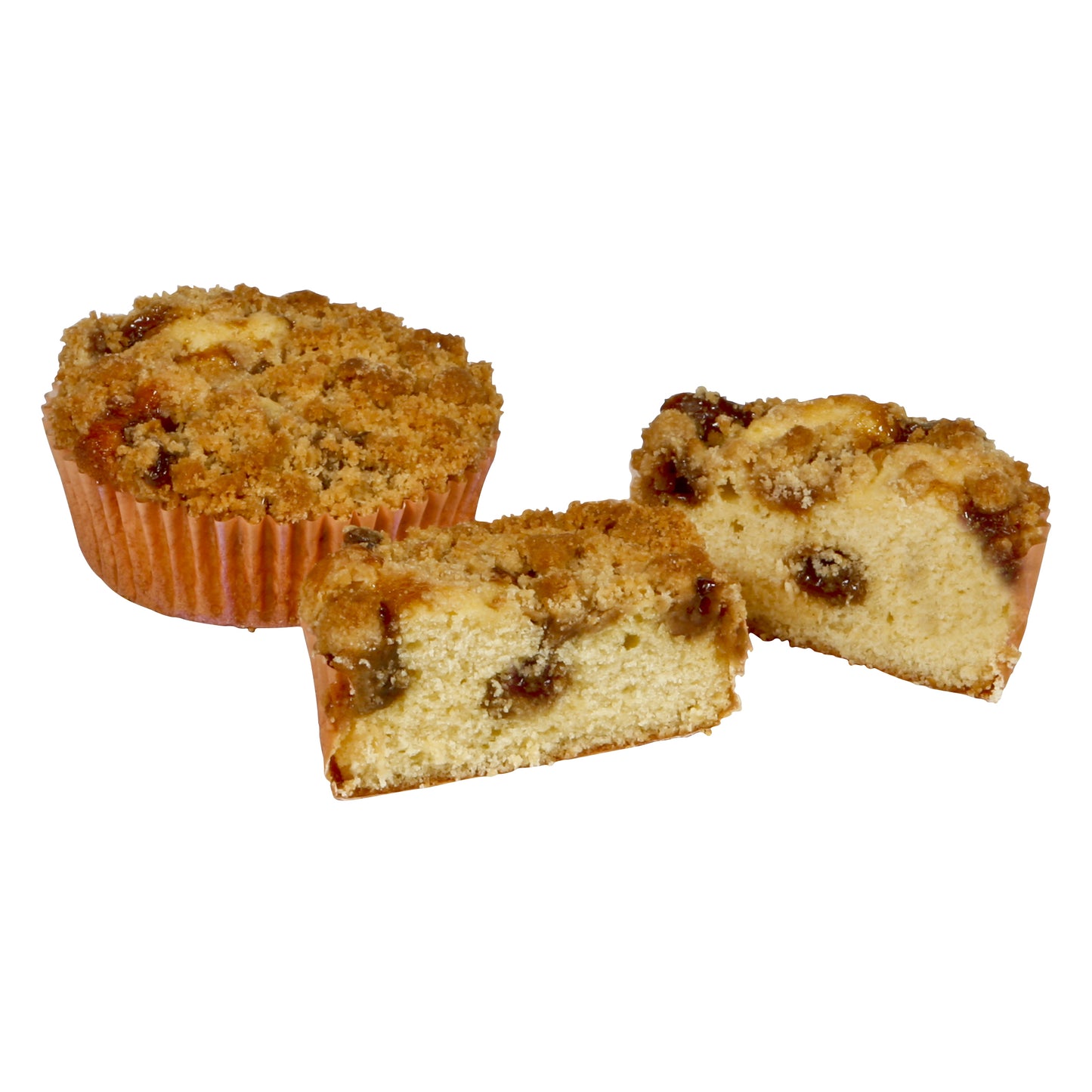 Coffeecake Cinnamon Unsliced Tray Frozen Cake 4 Ounce Size - 8 Per Case.