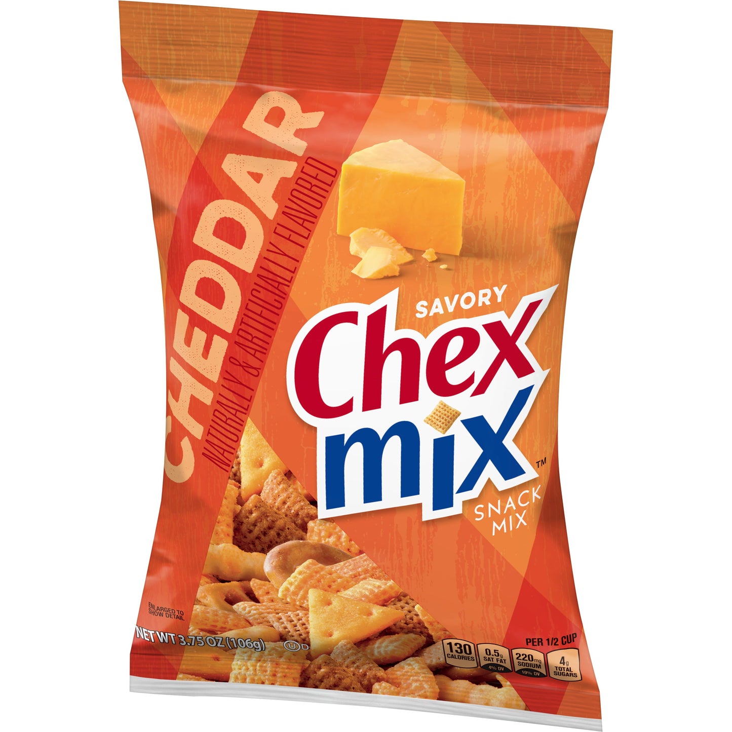 Chex Mix™ Snack Mix Cheddar 3.75 Ounce Size - 8 Per Case.