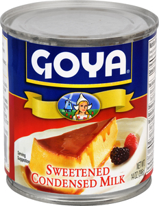 Goya Sweetened Condensed Milk 14 Ounce Size - 24 Per Case.