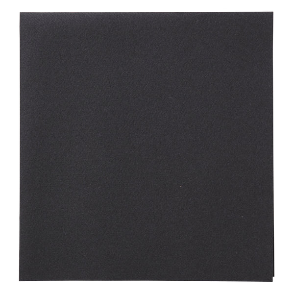 Napkin Dinner Black Linen Like 75 Each - 4 Per Case.