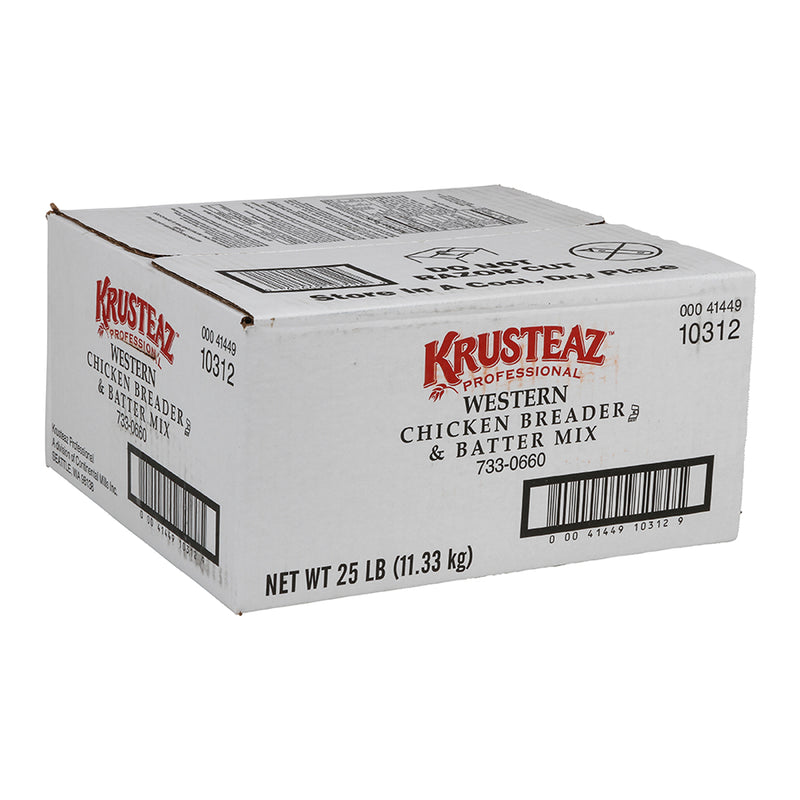 Krusteaz Professional Western Chicken Breading Mix 25 Pound Each - 1 Per Case.