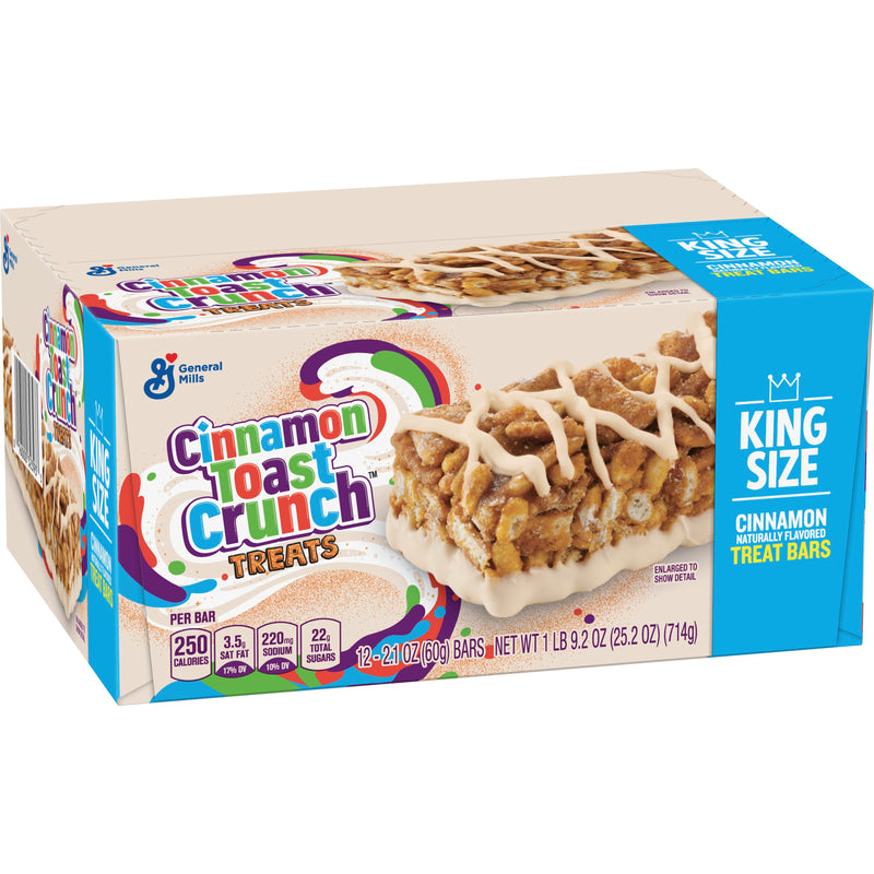 Cinnamon Toast Crunch™ Treats Bars King Size 25.2 Ounce Size - 8 Per Case.