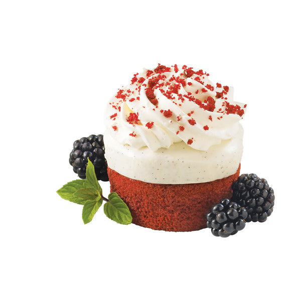 Bistro Collection Individual Red Velvet Layer Cake 0.156 Pound Each - 1 Per Case.