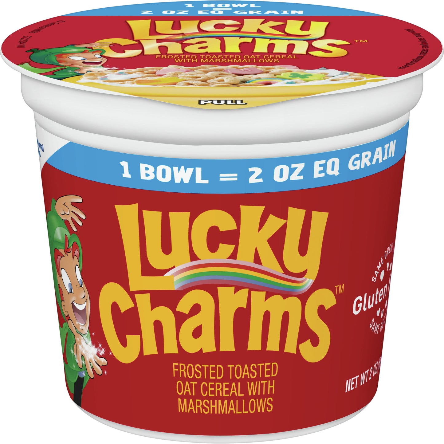 Lucky Charms™ Cereal Single Serve K Ozeq Grain 2 Ounce Size - 60 Per Case.