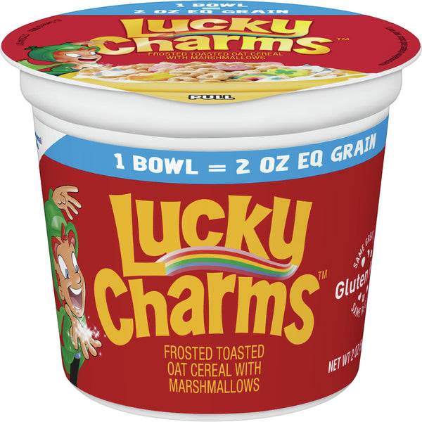 Lucky Charms™ Cereal Single Serve K Ozeq Grain 2 Ounce Size - 60 Per Case.