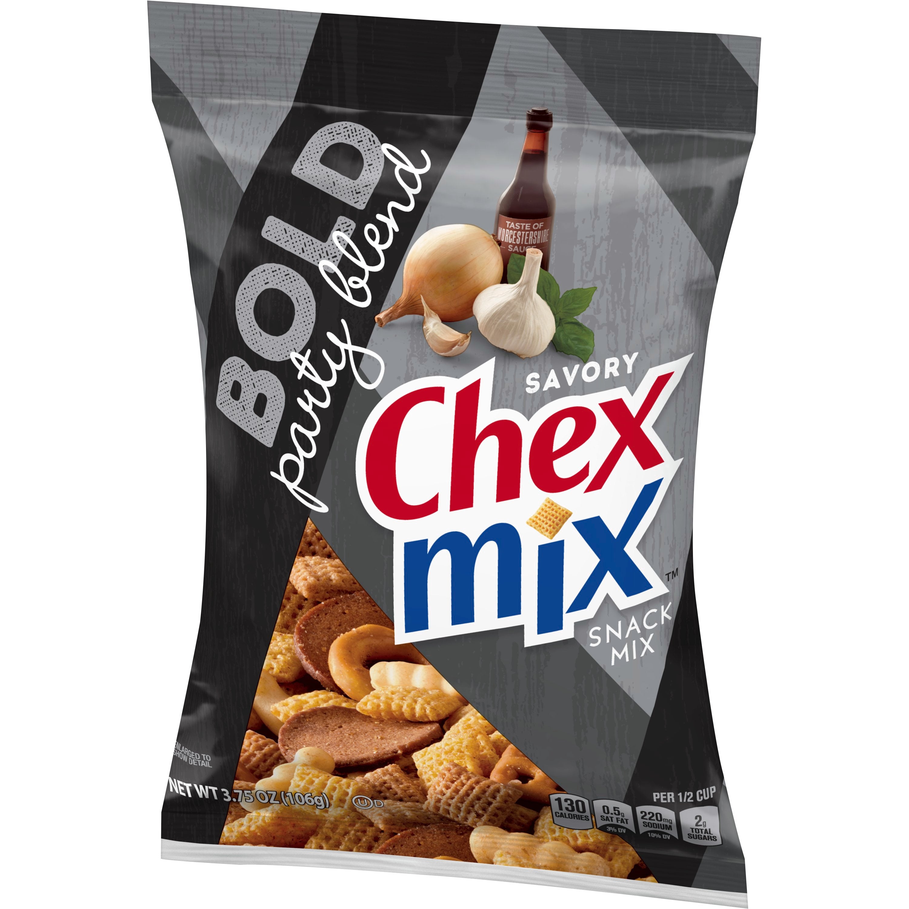 Chex Mix™ Snack Mix Bold Party Blend 3.75 Ounce Size - 8 Per Case.