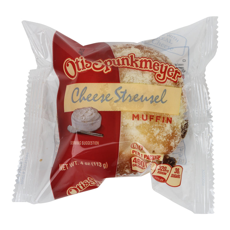 Muffin Cheese Streusel Individually Wrapped 4 Ounce Size - 24 Per Case.