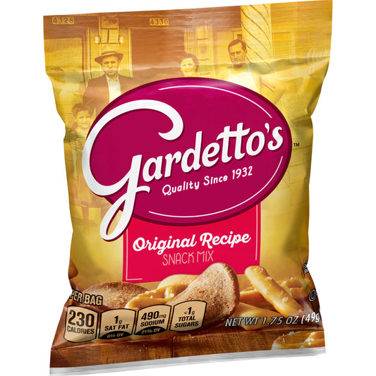 Gardetto's™ Snack Mix Single Serve Original Recipe 1.75 Ounce Size - 60 Per Case.