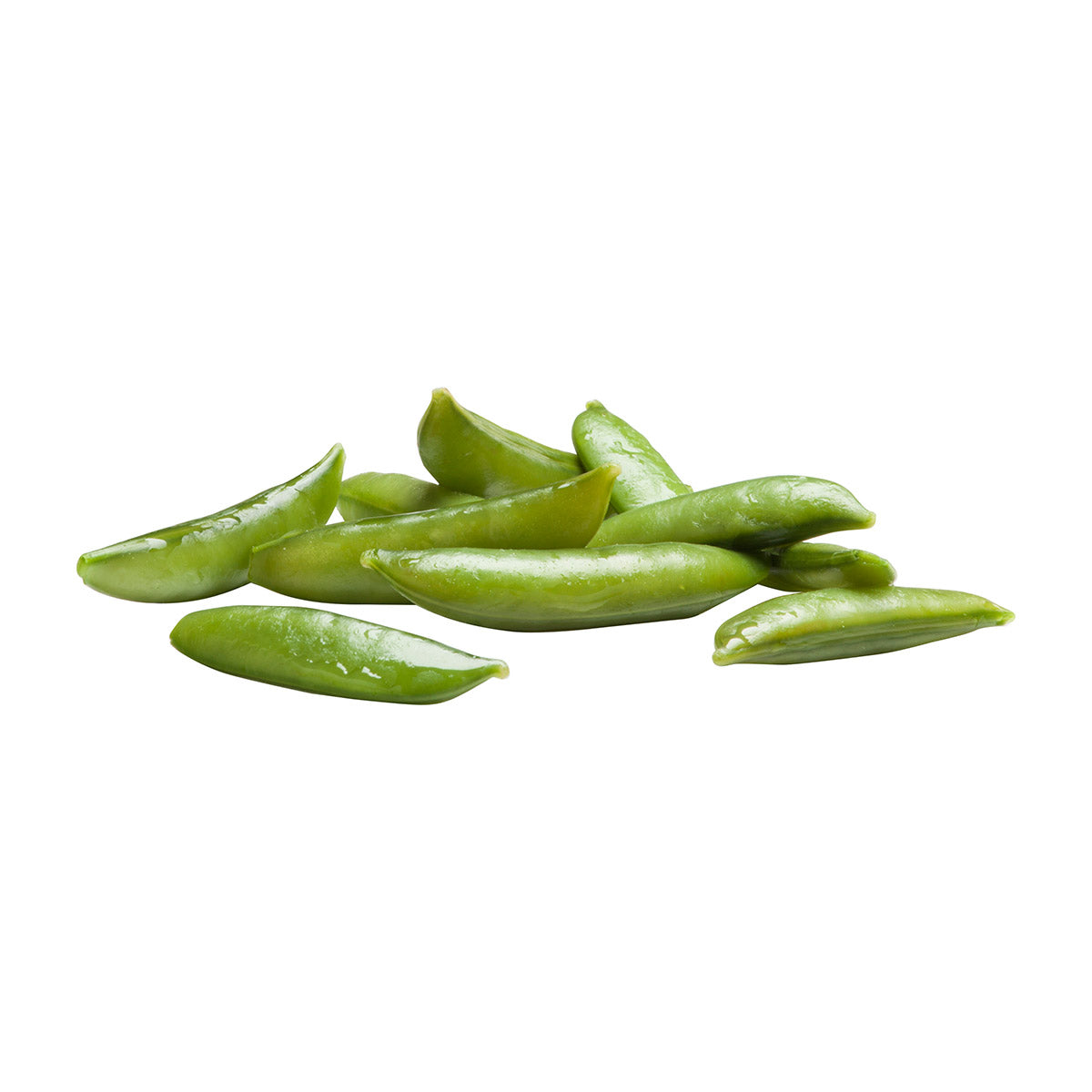 Simplot Simple Goodness Classic Vegetables Sugar Snap Peas 2 Pound Each - 12 Per Case.