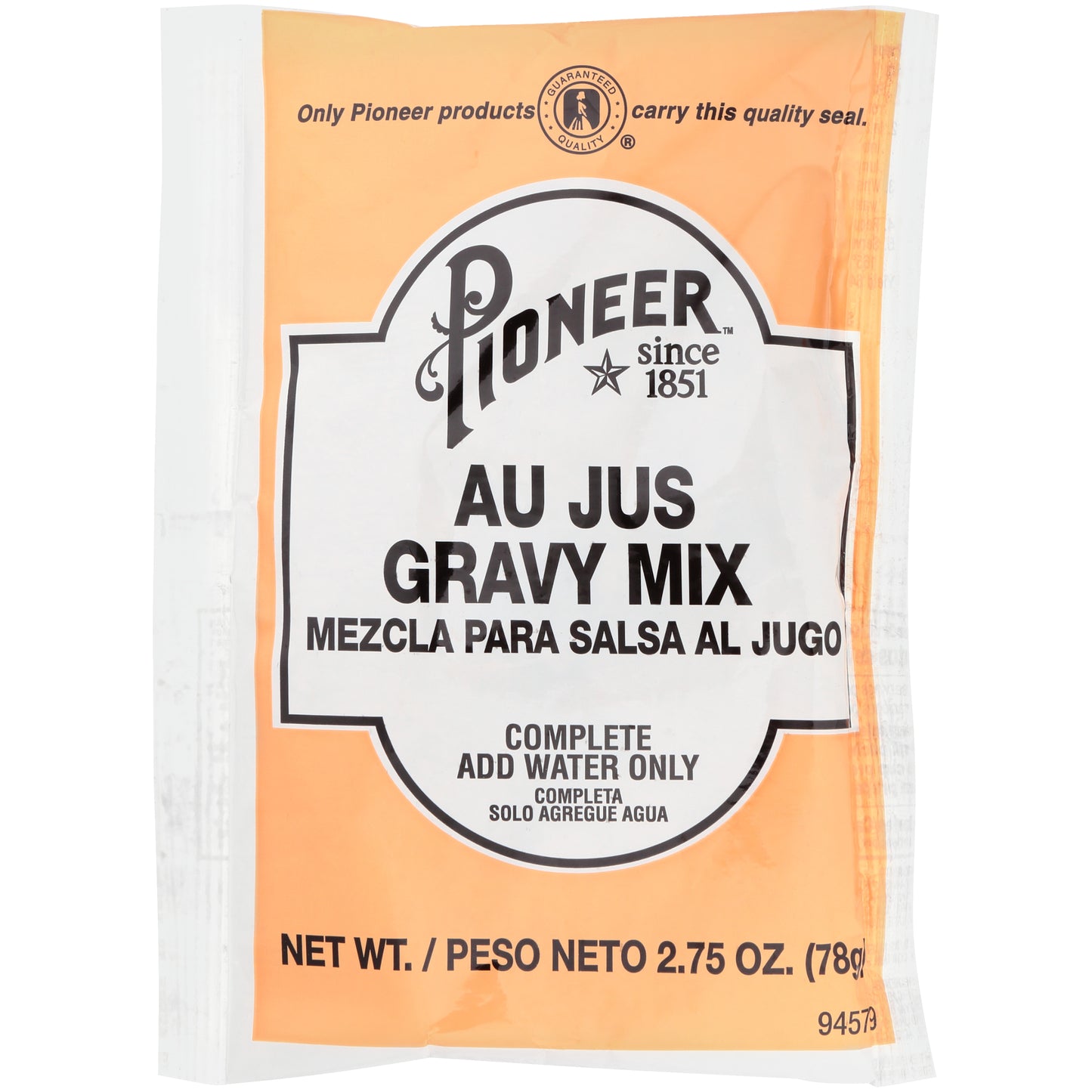 Pioneer Au Jus Gravy Mix 2.75 Ounce Size - 12 Per Case.