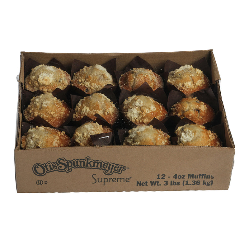 Naturally And Artificially Flavored Blueberrycrumb Cake Muffin 4 Ounce Size - 24 Per Case.