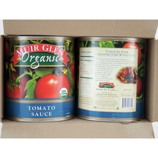 Muir Glen™ Organic Canned Vegetables Bulktomato Sauce 106 Ounce Size - 6 Per Case.