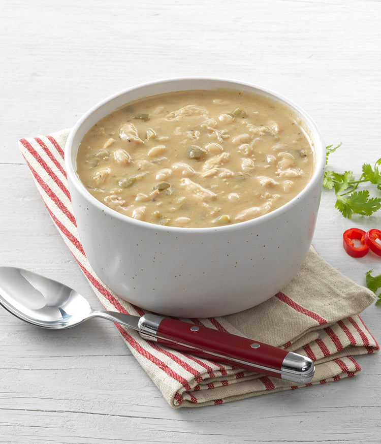 White Chicken Chili With Cilantro 4 Pound Each - 4 Per Case.