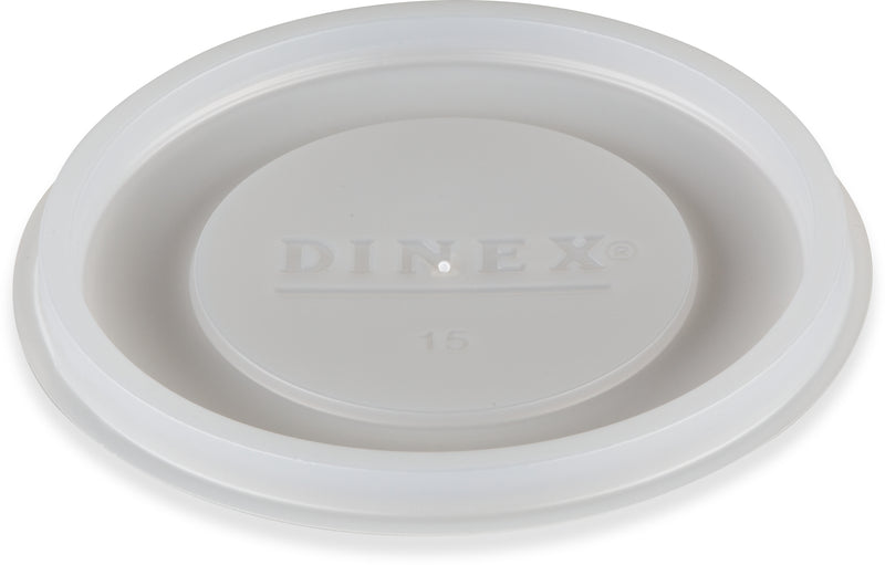 Dinex Translucent Tumbler Lid Translucent 2.99 In - 1000 Per Case.