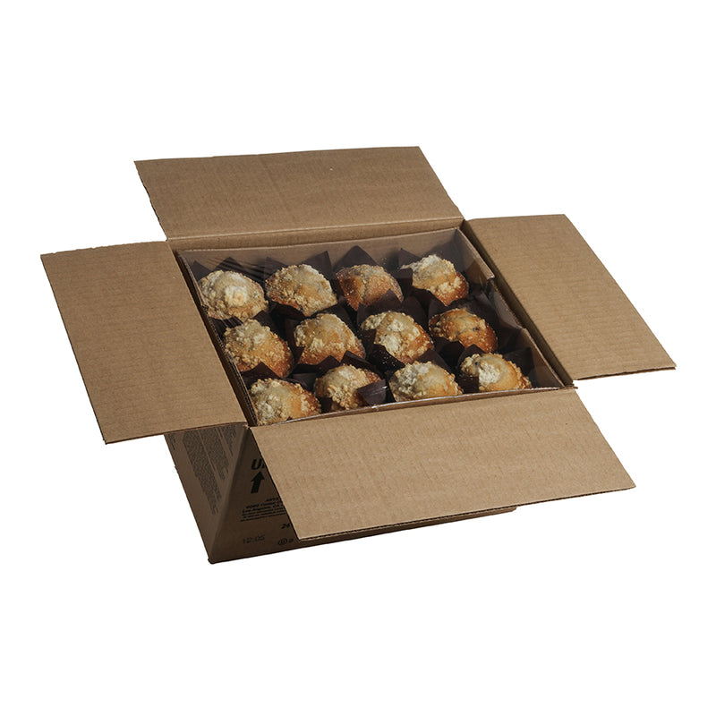 Naturally And Artificially Flavored Blueberrycrumb Cake Muffin 4 Ounce Size - 24 Per Case.