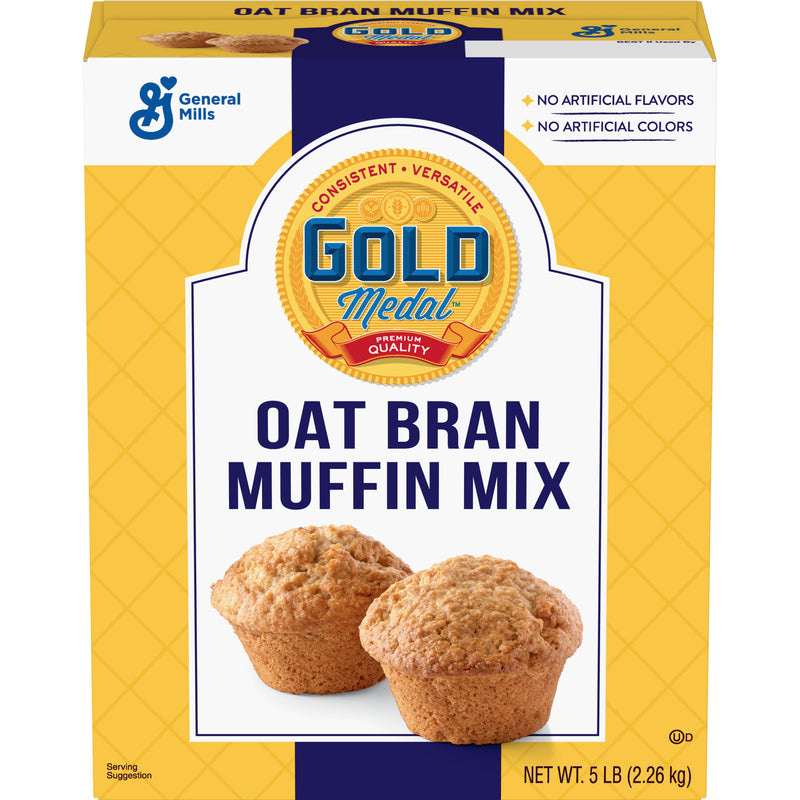 Gold Medal™ Muffin Mix Oat Bran 5 Pound Each - 6 Per Case.