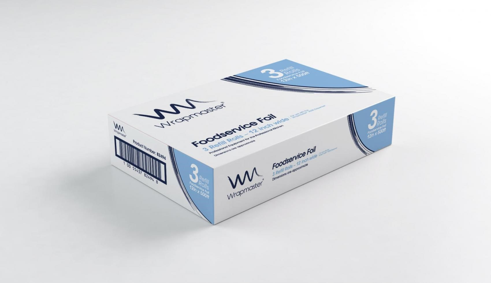 Aluminum Foil Refill 2"x' 3 Each - 1 Per Case.