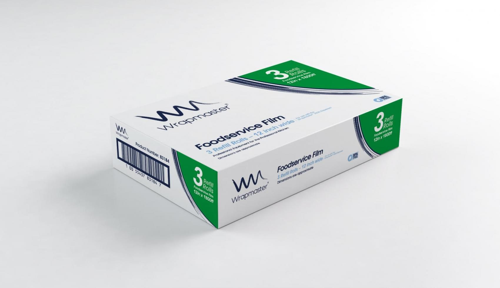 Foodservice Film Refill 2"x' 3 Each - 1 Per Case.