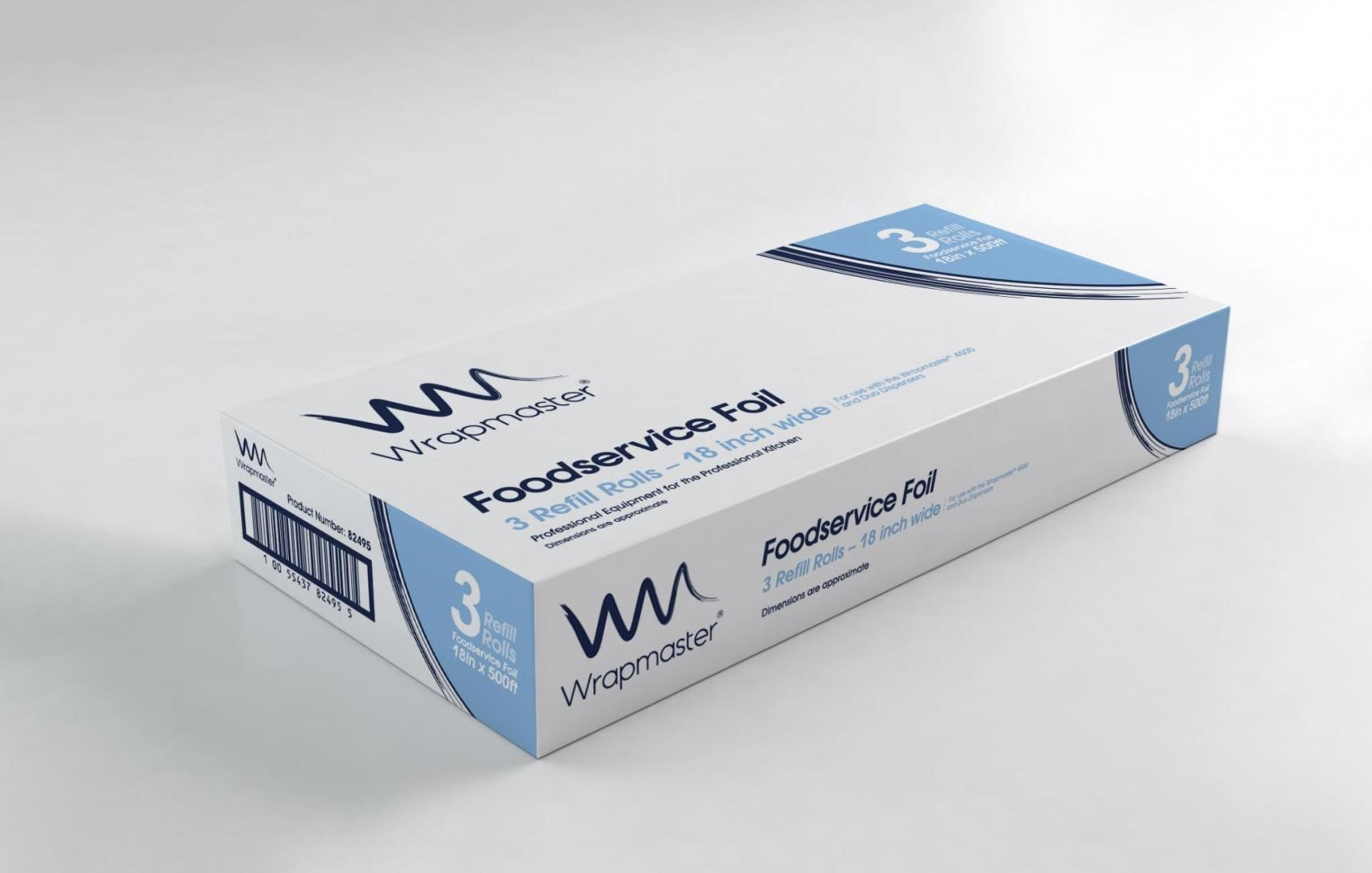 Aluminum Foil Refill 8"x' 3 Each - 1 Per Case.