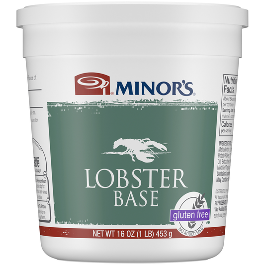 Minor's Lobster Base (No Added Msg) Gluten Free 1 Pound Each - 6 Per Case.