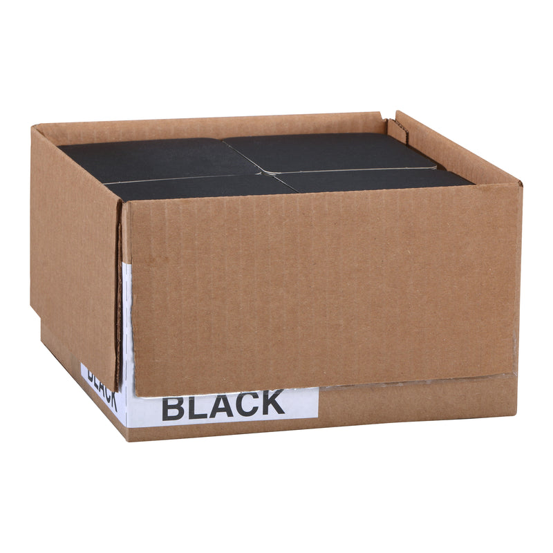 Coaster Pulpboard Light Weight Black In Square 500 Each - 1 Per Case.