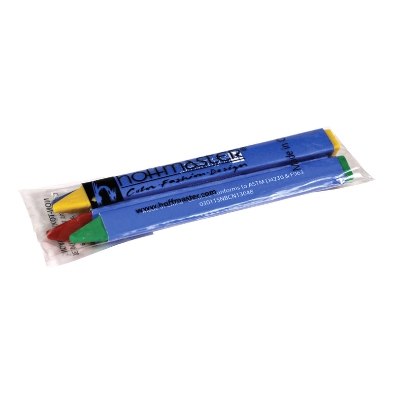 Crayon Triangular Poly Packaged Redblue Yellow And Green 4 Each - 360 Per Case.