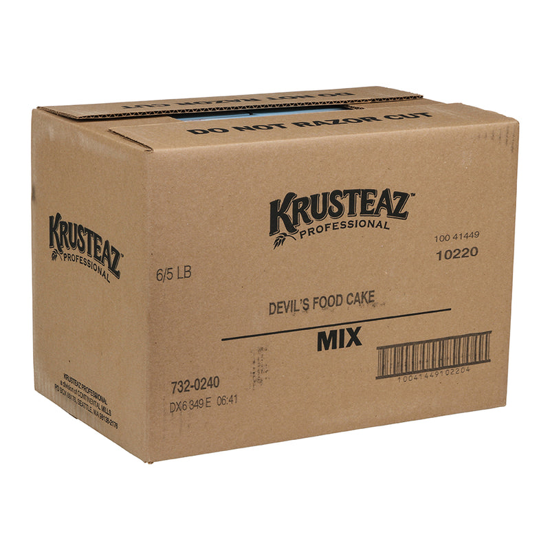 Krusteaz Professional Devil's Food Cake Mix 5 Pound Each - 6 Per Case.