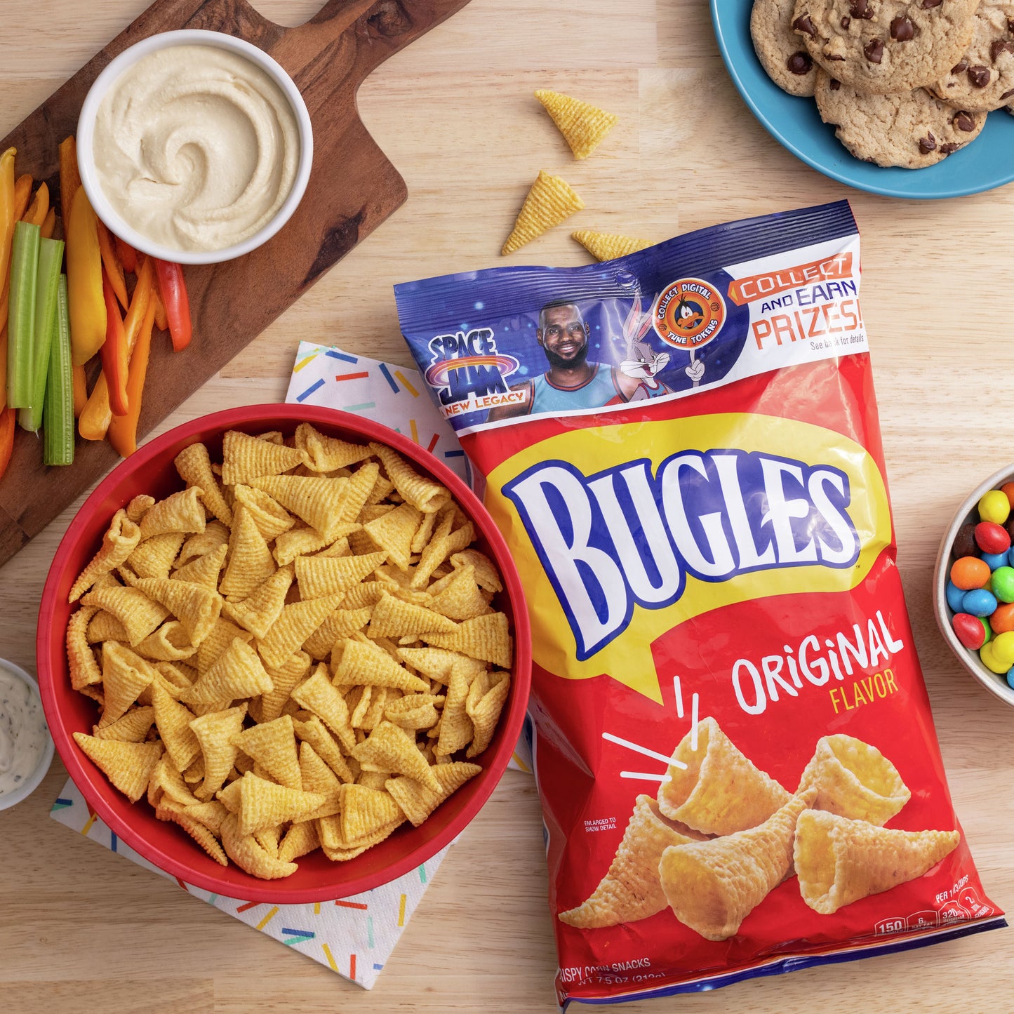 Bugles Snack Original 7.5 Ounce Size - 8 Per Case.