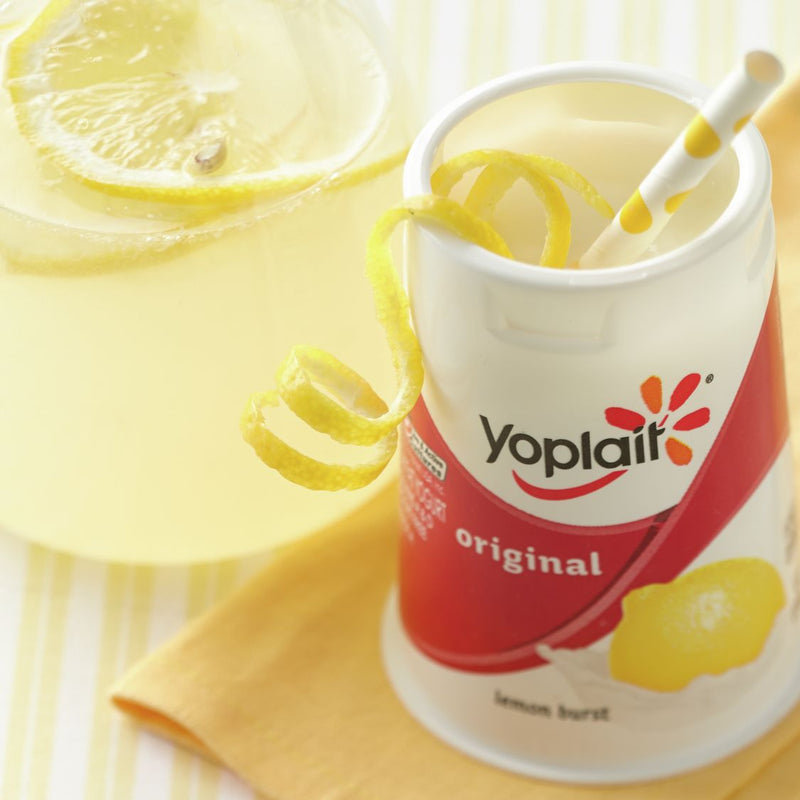 Yoplait® Original Yogurt Single Serve Cup Lemon Burst 6 Ounce Size - 12 Per Case.