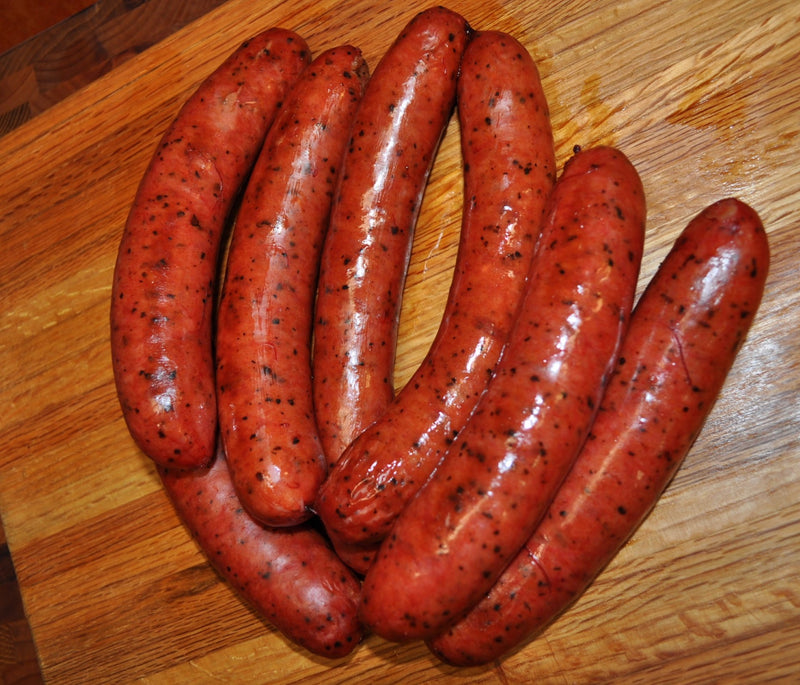 Hickory Smoked Sausage Link 10 Pound Each - 1 Per Case.