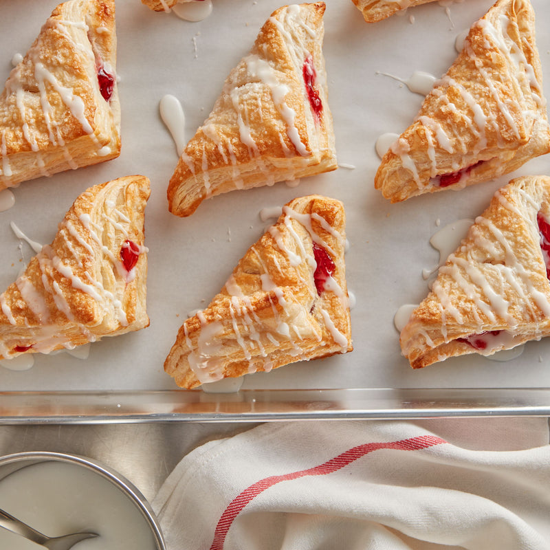 Pillsbury™ Frozen Turnover Dough Sugared Cherry 13.87 Pound Each - 1 Per Case.