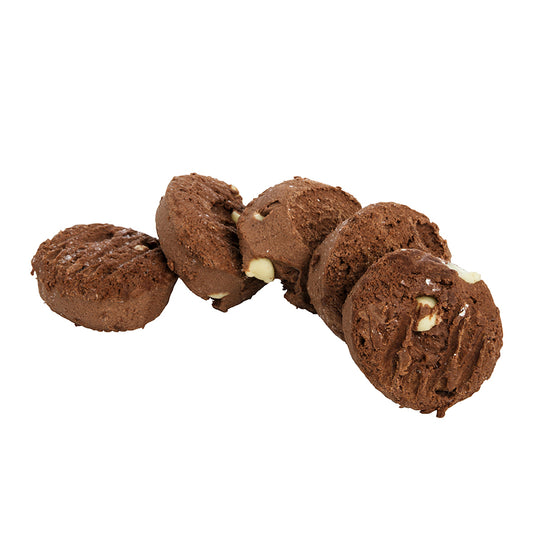 Double Chocolate Chip Frozen Cookie Dough 1 Ounce Size - 320 Per Case.