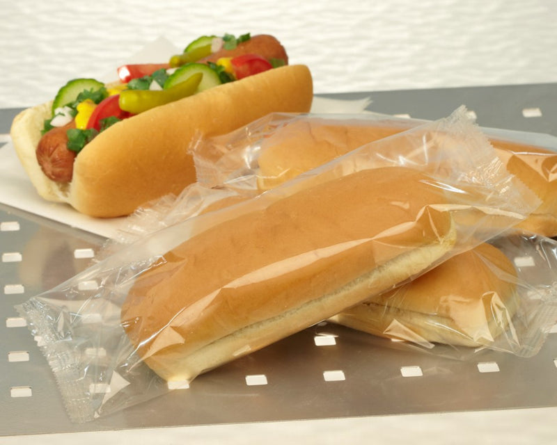 Gonnella Baking Company Individually Wrapped Hot Dog Buns, 1.5 Ounces - 56 Per Case.