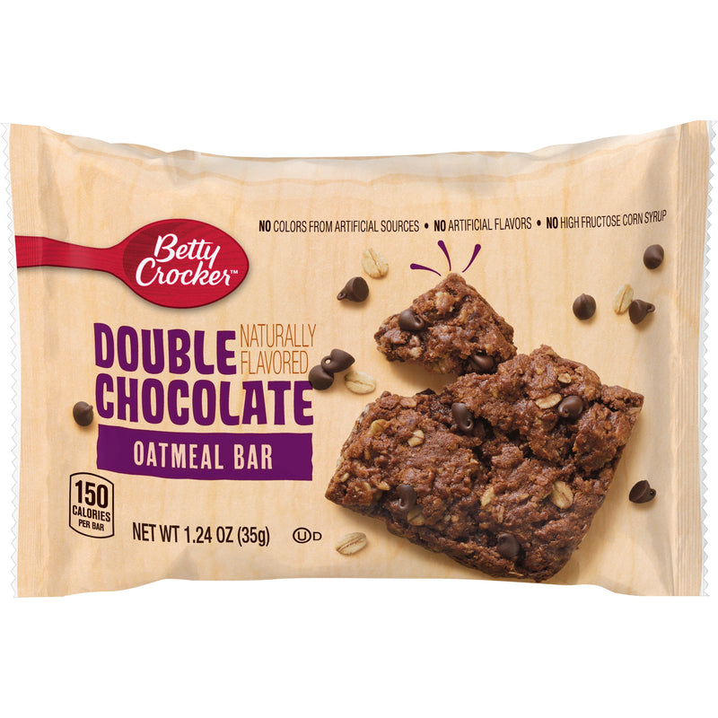 Betty Crocker™ Oatmeal Bars Double Chocolate 1.24 Ounce Size - 144 Per Case.