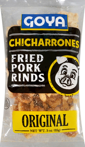 Goya Fried Pork Rinds 3 Ounce Size - 12 Per Case.