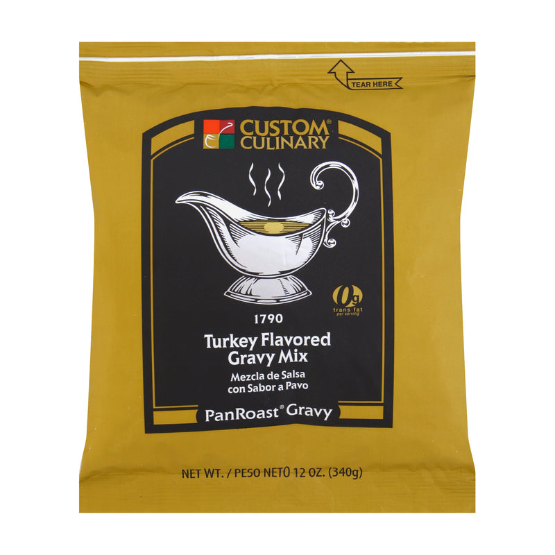 Mix Gravy Turkey Flavored Shelf Stable 12 Ounce Size - 8 Per Case.