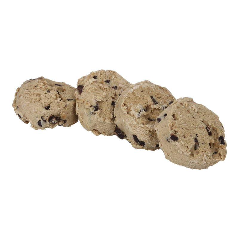 Frozen Cookie Dough Chocolate Chunk Bags Containing Dough Pucks 5 Pound Each - 4 Per Case.