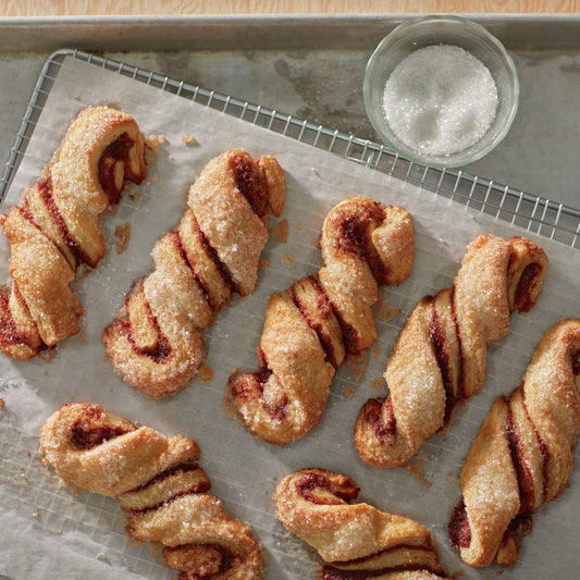 Pillsbury™ Place & Bake™ Frozen Cinnamon Roll Twist Dough Cinnamon 13.81 Pound Each - 1 Per Case.