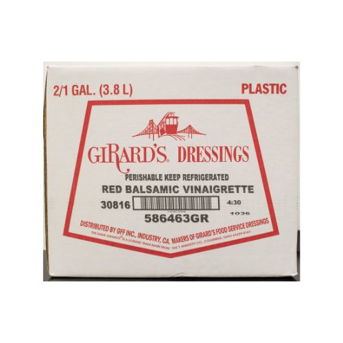 Girard's Red Balsamic Vinaigrette Dressing, 1 Gallon - 2 Per Case