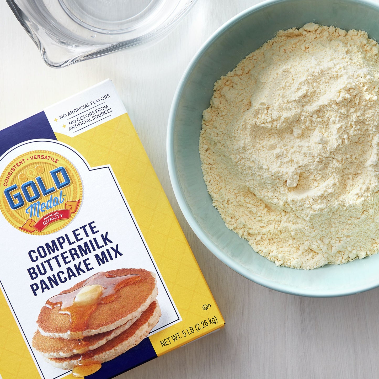 Gold Medal™ Complete Pancake Mix Buttermilk 5 Pound Each - 6 Per Case.