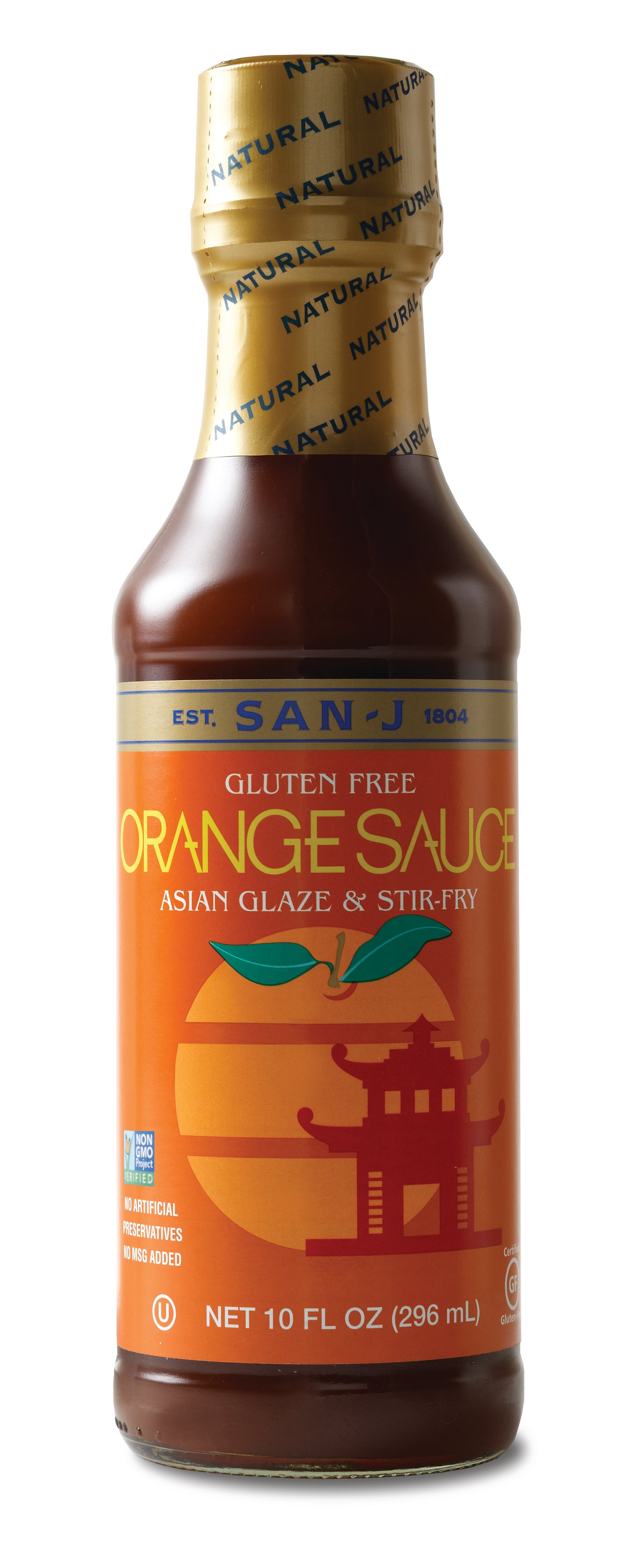 San J Gluten Free Orange 6 Each - 1 Per Case.