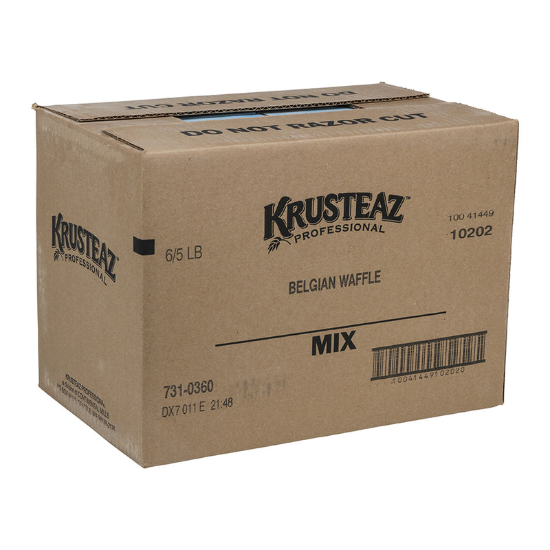 Krusteaz Professional Belgian Waffle Mix 5 Pound Each - 6 Per Case.