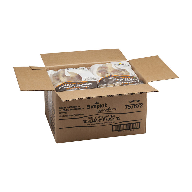 Simplot Roastworks Roasted Rosemary Redskin Potatoes 2.5 Pound Each - 6 Per Case.