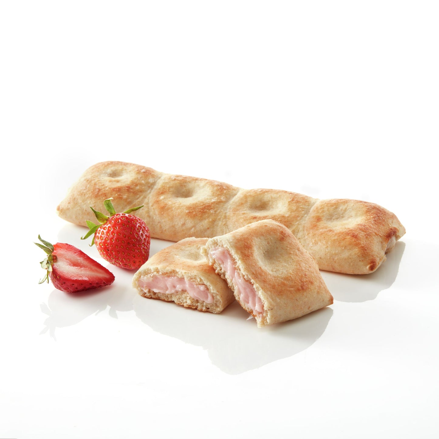 Pillsbury Frozen Mini Bagels Strawberry Creamy Cheese 2.43 Ounce Size - 72 Per Case.